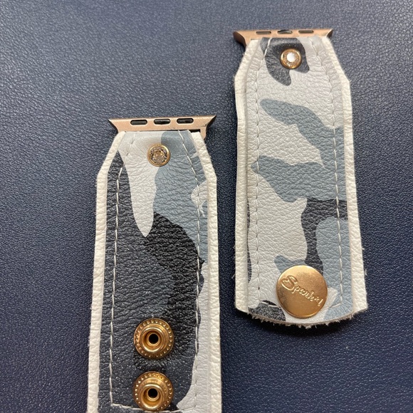 Spark’l Luxe Blue Camo Bow Band - Picture 3 of 4